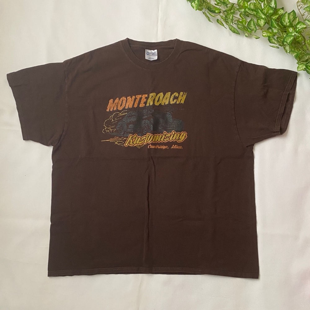 Brown Graphic T-Shirt